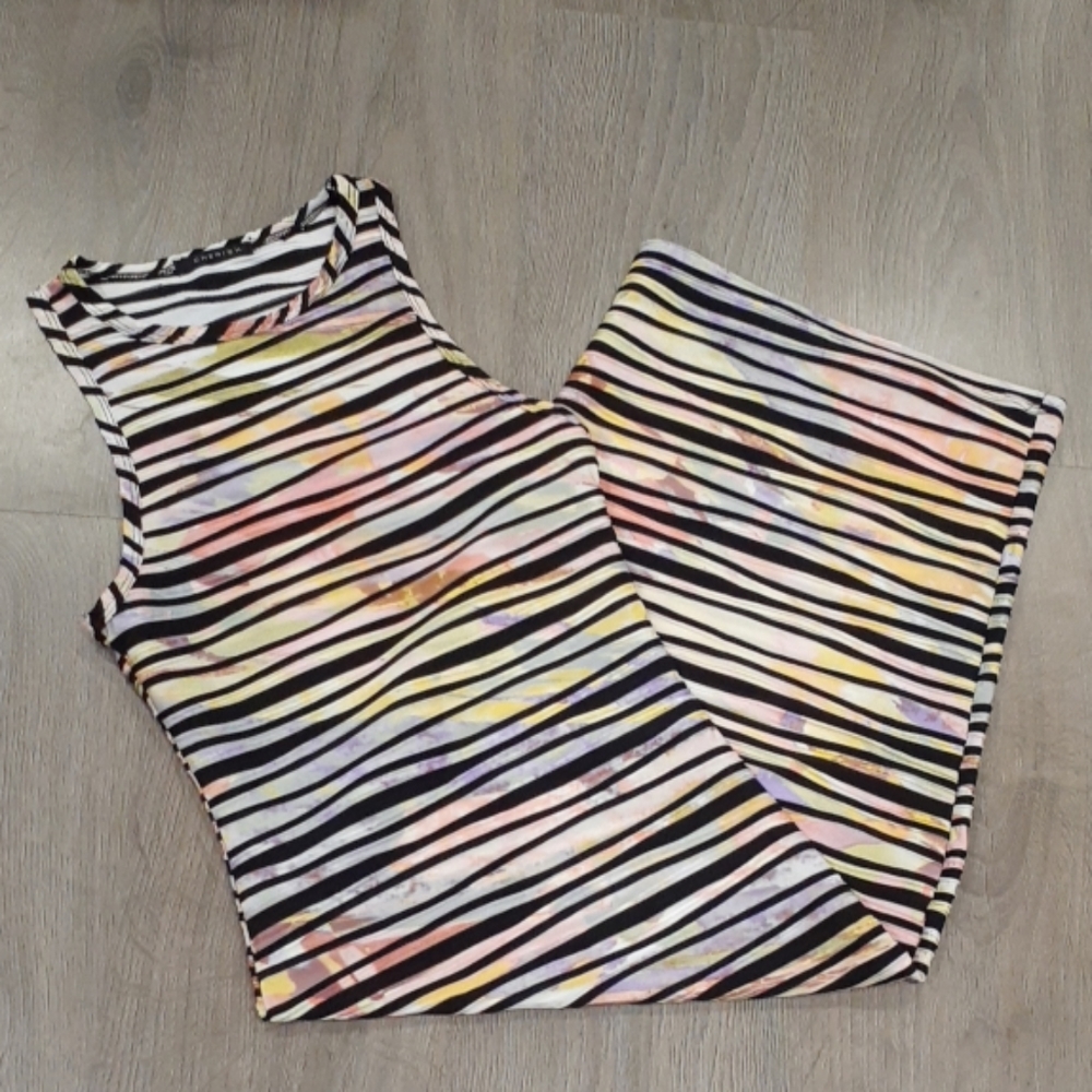 Lulus Sexy Colorful Striped Tank Midi Dress Sz XS